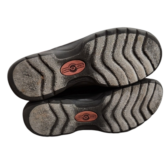 Earth Spirit Brown Faux Suede Slip-On Ankle Boots Booties 7 - Picture 4 of 6